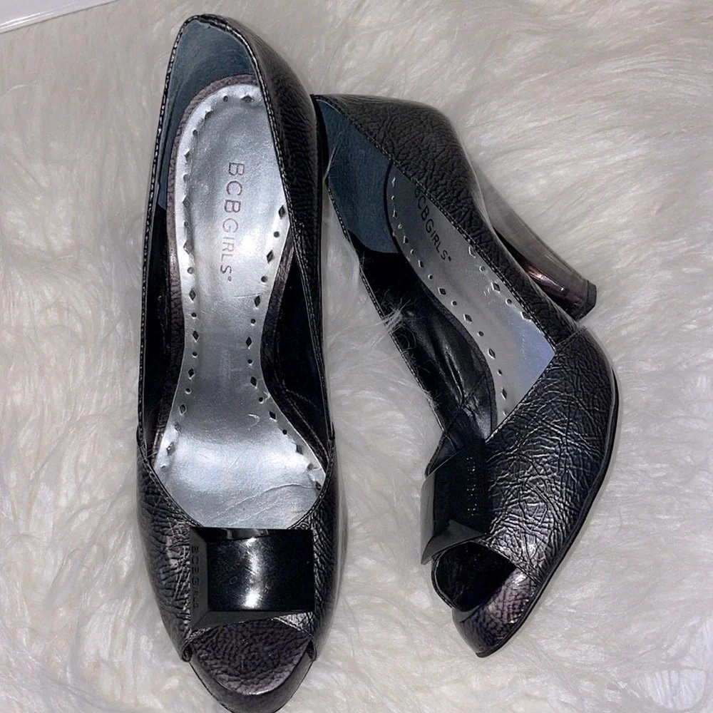 BGB Girls Open Toe Heels Sz9